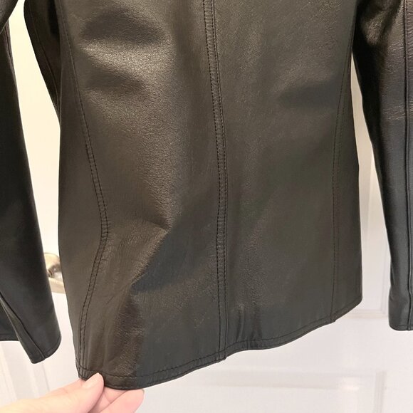 Wilson's Leather Maxima Women's Vintage Black Jacket/Blazer-Size Med.-Casual - Picture 13 of 16